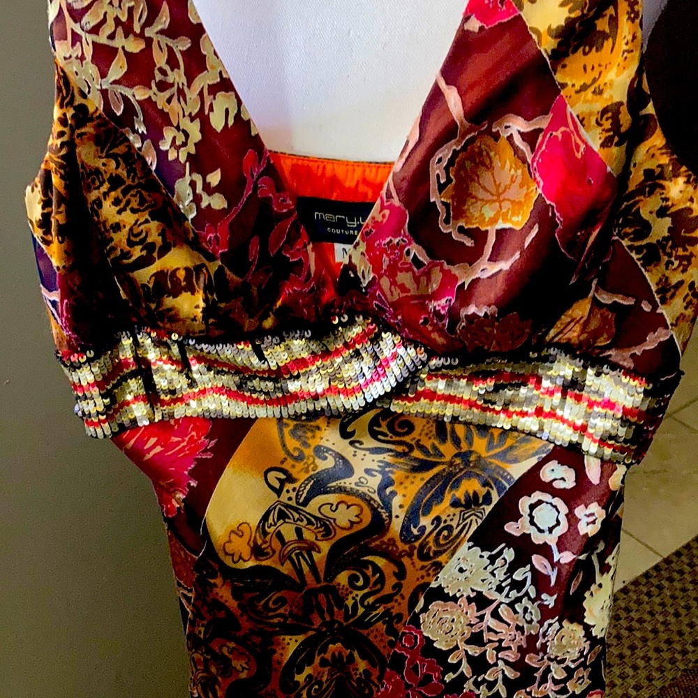 Beautifully made top Sequence under press line